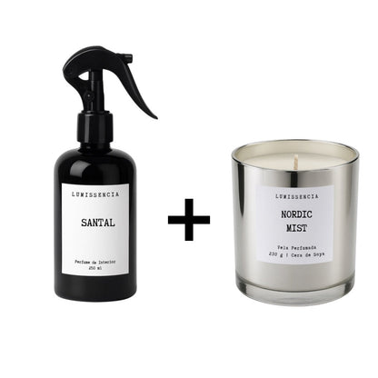 Perfume de Interior 250 ml + Vela Aromática Navideña