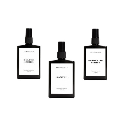 Set de 3 perfumes de interior de 120 ml
